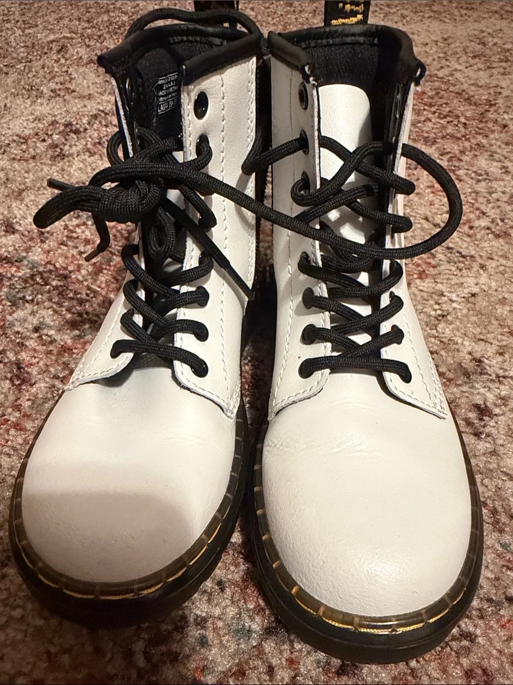 Size 1 White Doc Martens